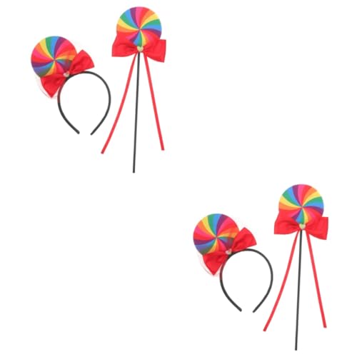 Operitacx 2 Sätze Rainbow Headband mit Zauberstab Cosplay Party Zubehör für Stilentfaltung Langlebig und Bequem für Feste und Kostüme Operitacx 2 Sätze Rainbow Headband mit Zauberstab Cosplay Party Zubehör für Stilentfaltung Langlebig und Bequem für Feste und Kostüme von Operitacx