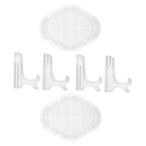 Operitacx 2 Sätze Silikonformen für Fotorahmen Flexible Diy Silikon Gießform für Kreative Bastelprojekte Halterung für Tischdekoration für Familienaktivitäten von Operitacx