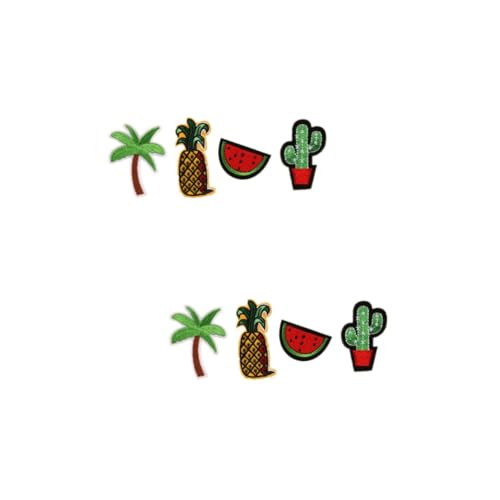 Operitacx 2 Sätze Teiliges Bestickte Aufnäher Für Kleidung Diy Patches Mit Ananas Wassermelone Kokospalme Und Kaktus Für Jeans Taschen Und Jacken Für Kreative Nähprojekte 12 Stück * 2 Operitacx 2 Sätze Teiliges Bestickte Aufnäher Für Kleidung Diy Patches Mit Ananas Wassermelone Kokospalme Und Kaktus Für Jeans Taschen Und Jacken Für Kreative Nähprojekte 12 Stück * 2 von Operitacx