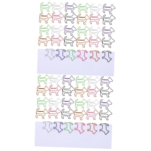 Operitacx 2 Sätze Teiliges Dekorative Büroklammern Hundeform Niedliche Und Bunte Papierclips Für Diy Lesezeichen Und Bürobedarf Für Hundeliebhaber Und Kreative Projekte 60 Stück * 2 von Operitacx