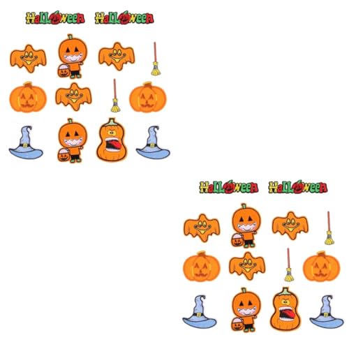 Operitacx 2 Sätze Teiliges Halloween Bügelbild Mit Kürbis Und Motiven Bestickte Stoffaufnäher Zum Aufbügeln Langlebig Haftend Vielseitig Für Kleidung Taschen Hüte Und 14 Stücke * 2 Operitacx 2 Sätze Teiliges Halloween Bügelbild Mit Kürbis Und Motiven Bestickte Stoffaufnäher Zum Aufbügeln Langlebig Haftend Vielseitig Für Kleidung Taschen Hüte Und 14 Stücke * 2 von Operitacx