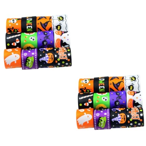 Operitacx 2 Sätze Teiliges Halloween Dekoband Set Gemischte Drucke Für Diy Partys Geschenkverpackungen Und Bastelprojekte 12 Stück * 2 Operitacx 2 Sätze Teiliges Halloween Dekoband Set Gemischte Drucke Für Diy Partys Geschenkverpackungen Und Bastelprojekte 12 Stück * 2 von Operitacx