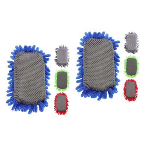 Operitacx 2 Sätze Teiliges Magnetische Tafelradierer Aus Chenille Wiederverwendbare Abwischbare Schwämme Für Klassenzimmer Und Zuhause 4 Stücke * 2 von Operitacx