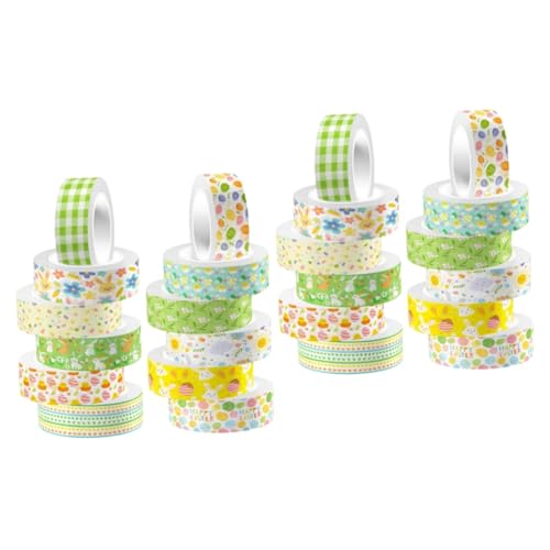Operitacx 2 Sätze Washi Tape Dekoratives Aquarell Klebeband Für Diy Scrapbooking Journaling Und Bastelprojekte Vielseitig Einsetzbar Klare Und Langlebige Designs Für 12 Rollen * 2 von Operitacx