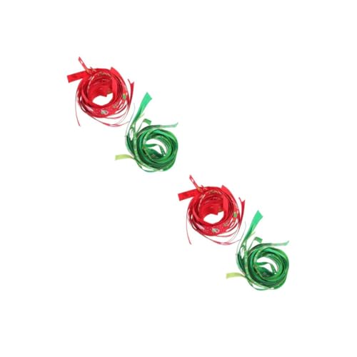 Operitacx 2 Sätze Weihnachtsband Geschenkband Weihnachtsband Weihnachtspartyband Weihnachtsstoffbündel Band Zum Verpacken Von Christbaumschmuck Band Für Weihnachten 24 Stück * 2 von Operitacx