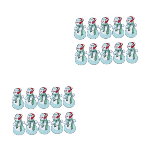 Operitacx 2 Sätze Weihnachtsstickerei Aufnäher Weihnachtsapplikationen Creme Shop Hello Gold Glitter Weihnachtsaufnäher Weihnachtsdekorationen Applikationen DIY Vlies 10 Stück * 2 von Operitacx