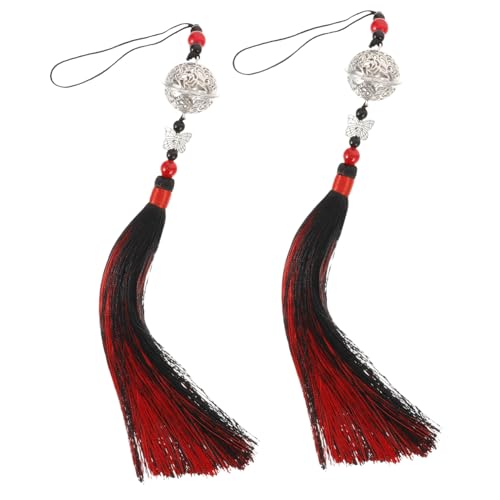 Operitacx 2 Stück Antike Chinesische Quasten anhänger Handgefertigte Leichte Glocken tassel für Traditionelle Kostüme Hüftschmuck Partydeko Langlebige Klassische Verzierungen Operitacx 2 Stück Antike Chinesische Quasten anhänger Handgefertigte Leichte Glocken tassel für Traditionelle Kostüme Hüftschmuck Partydeko Langlebige Klassische Verzierungen von Operitacx