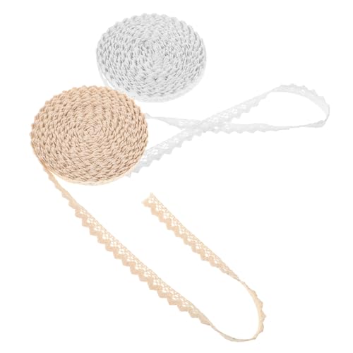 Operitacx 2 Stück Baumwoll-spitzenband Häkelspitzenborte Retro Häkelspitze mit Floralem Muster für Brautdekoration DIY Scrapbooking Handarbeit Breit Weiche Langlebige Baumwolle Operitacx 2 Stück Baumwoll-spitzenband Häkelspitzenborte Retro Häkelspitze mit Floralem Muster für Brautdekoration DIY Scrapbooking Handarbeit Breit Weiche Langlebige Baumwolle von Operitacx