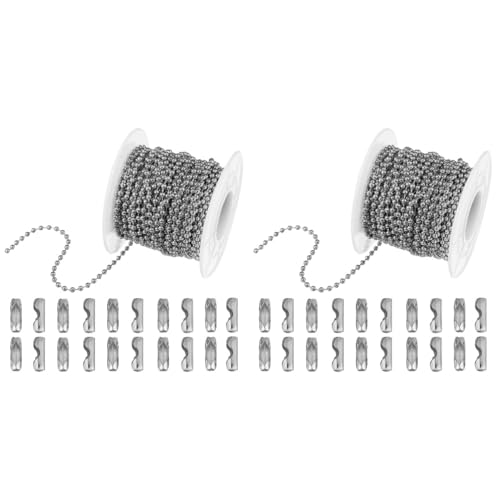 Operitacx 2 Stück Bead Chain für Schmuckherstellung Diy Perlenkette für und Armbänder Vielseitig Einsetzbar Reparaturfreundlich und Elegant Operitacx 2 Stück Bead Chain für Schmuckherstellung Diy Perlenkette für und Armbänder Vielseitig Einsetzbar Reparaturfreundlich und Elegant von Operitacx