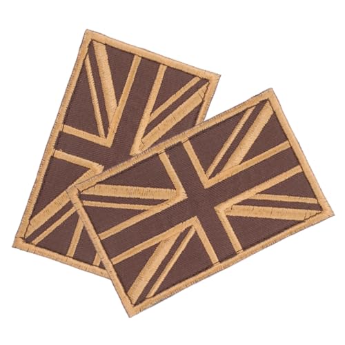 Operitacx 2 Stück Bestickte Britische Flagge Stoffflicken mit Atmungsaktive Patches für Jacken Rucksäcke und Kleidung Vielseitig für Reparatur und Dekoration Operitacx 2 Stück Bestickte Britische Flagge Stoffflicken mit Atmungsaktive Patches für Jacken Rucksäcke und Kleidung Vielseitig für Reparatur und Dekoration von Operitacx