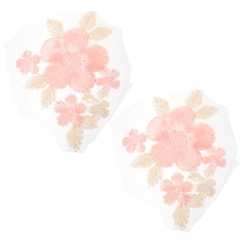 Operitacx 2 Stück Bestickte Spitzenblumen Patches Applikationen für Hochzeitskleider und DIY Projekte und Langlebige Blumenaufnäher Spitze für Kleidung und Handwerk Operitacx 2 Stück Bestickte Spitzenblumen Patches Applikationen für Hochzeitskleider und DIY Projekte und Langlebige Blumenaufnäher Spitze für Kleidung und Handwerk von Operitacx