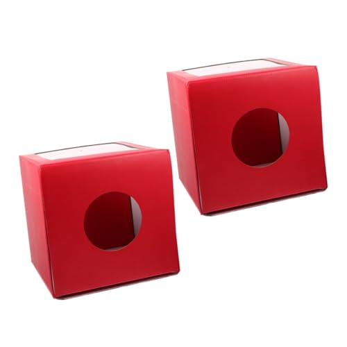 Operitacx 2 Stück -Box Los Slot Zeichnung Party Abstimmung Kartons groß Briefkasten aus Pappe Wahlurnen Lotterieboxen Spendenboxen für Fundraising Tombolaboxen mit Schlitz Papier rot Operitacx 2 Stück -Box Los Slot Zeichnung Party Abstimmung Kartons groß Briefkasten aus Pappe Wahlurnen Lotterieboxen Spendenboxen für Fundraising Tombolaboxen mit Schlitz Papier rot von Operitacx