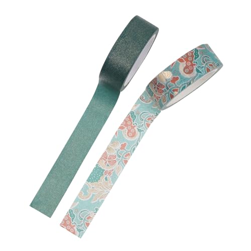 Operitacx 2 Stück Dekoratives Diy Klebeband mit Goldprägung für Handaccounts Washi Tape Bunten Farben für Scrapbooking und Bastelprojekte Operitacx 2 Stück Dekoratives Diy Klebeband mit Goldprägung für Handaccounts Washi Tape Bunten Farben für Scrapbooking und Bastelprojekte von Operitacx