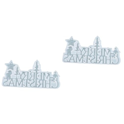 Operitacx 2 Stück Diy Silikonform für Weihnachtsanhänger Flexible Transparente Epoxidharz Mould Kreative Buchstaben Langlebig Einfach zu Reinigen für Manuelle Bastelarbeiten Operitacx 2 Stück Diy Silikonform für Weihnachtsanhänger Flexible Transparente Epoxidharz Mould Kreative Buchstaben Langlebig Einfach zu Reinigen für Manuelle Bastelarbeiten von Operitacx