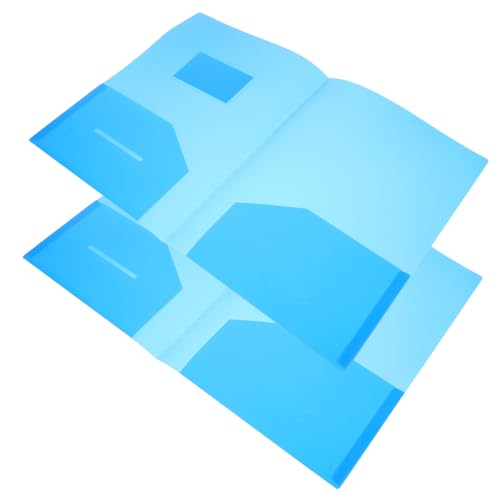 Operitacx 2 Stück Dokumentenordner Transparente PP Folder für Büro und Schule Praktischer Organizer mit Doppelten Einschüben zur Aufbewahrung von Unterlagen Blau Operitacx 2 Stück Dokumentenordner Transparente PP Folder für Büro und Schule Praktischer Organizer mit Doppelten Einschüben zur Aufbewahrung von Unterlagen Blau von Operitacx
