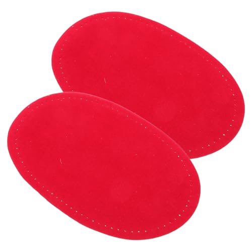 Operitacx 2 Stück Ellbogen und Knie Patches Diy Bekleidungsapplikationen für Pullover Jacken und Hosen Vielseitige Reparaturflicken für Nähzubehör Oval Rot PU Material Operitacx 2 Stück Ellbogen und Knie Patches Diy Bekleidungsapplikationen für Pullover Jacken und Hosen Vielseitige Reparaturflicken für Nähzubehör Oval Rot PU Material von Operitacx