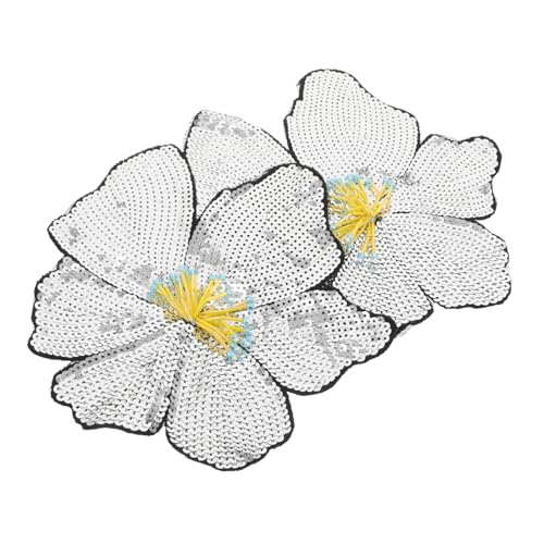 Operitacx 2 Stück Funkelnde Pailletten und Perlen Patches Glitzernde Nähverzierungen für Jacken Kleider und Hüte Operitacx 2 Stück Funkelnde Pailletten und Perlen Patches Glitzernde Nähverzierungen für Jacken Kleider und Hüte von Operitacx