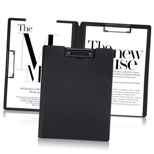 Operitacx 2 Stück Klappbare Klemmbretter für Dokumente Faltbares Clipboard mit Doppelclip für Büro und Klassenzimmer zur Effizienten Organisation und Sicheren Ablage Operitacx 2 Stück Klappbare Klemmbretter für Dokumente Faltbares Clipboard mit Doppelclip für Büro und Klassenzimmer zur Effizienten Organisation und Sicheren Ablage von Operitacx