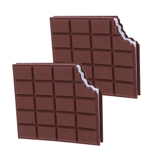 Operitacx 2 Stück Kreative Sticky Memo Pads mit Starkem Klebstoff Niedliches Schokolade Design Notizblock für Schüler und Büro für Notizen Termine und Planungen Operitacx 2 Stück Kreative Sticky Memo Pads mit Starkem Klebstoff Niedliches Schokolade Design Notizblock für Schüler und Büro für Notizen Termine und Planungen von Operitacx