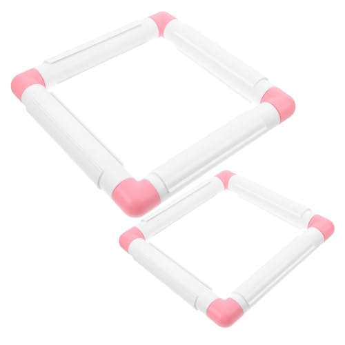 Operitacx 2 Stück Kunststoff stickrahmen Quadratisch Stabile Clip design Stickrahmen für Kreuzstich Leichtes Langlebiges Material für DIY Nähen und Quiltprojekte Operitacx 2 Stück Kunststoff stickrahmen Quadratisch Stabile Clip design Stickrahmen für Kreuzstich Leichtes Langlebiges Material für DIY Nähen und Quiltprojekte von Operitacx