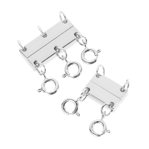 Operitacx 2 Stück Magnetverschluss für Mehrlagige Ketten Vielseitige Verbindungselemente für Schmuck für Armbänder und Robustem Legierungs Material Operitacx 2 Stück Magnetverschluss für Mehrlagige Ketten Vielseitige Verbindungselemente für Schmuck für Armbänder und Robustem Legierungs Material von Operitacx