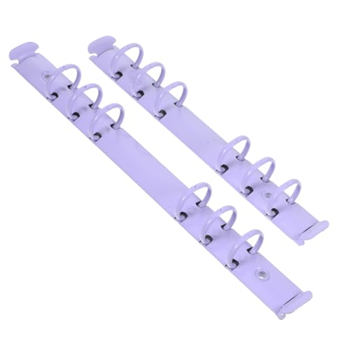 Operitacx 2 Stück Metall Ringbuch Mechanismus O ringe Binder Clips für Lose Abnehmbar Langlebig Geeignet für Notizbücher Flexibel zum Hinzufügen und Entfernen von Blättern Büro und Schule von Operitacx