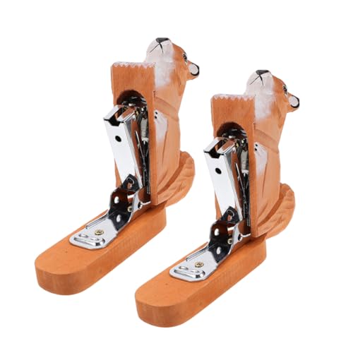Operitacx 2 Stück Mini Holz-stapler Squirrel Design Handlicher Leichter Bürohefter für Kleine Papiere Ergonomisch Geformt Tragbar für Schule und Kreatives Basteln Operitacx 2 Stück Mini Holz-stapler Squirrel Design Handlicher Leichter Bürohefter für Kleine Papiere Ergonomisch Geformt Tragbar für Schule und Kreatives Basteln von Operitacx