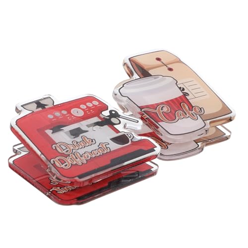 Operitacx 2 Stück Multifunktionale Kartenclips Memo Halter für Scrapbooking Foto Displays und Notizen für Kaffeeliebhaber und Bürobedarf von Operitacx