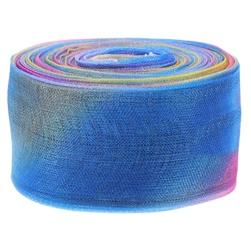 Operitacx 2 Stück Sheer Chiffon Organzaband Rainbow Farbverlauf Geschenkband für Verpackung Hochzeit Basteln Diy Dekoration Vielseitig Einsetzbar Transparent Lebendig Operitacx 2 Stück Sheer Chiffon Organzaband Rainbow Farbverlauf Geschenkband für Verpackung Hochzeit Basteln Diy Dekoration Vielseitig Einsetzbar Transparent Lebendig von Operitacx