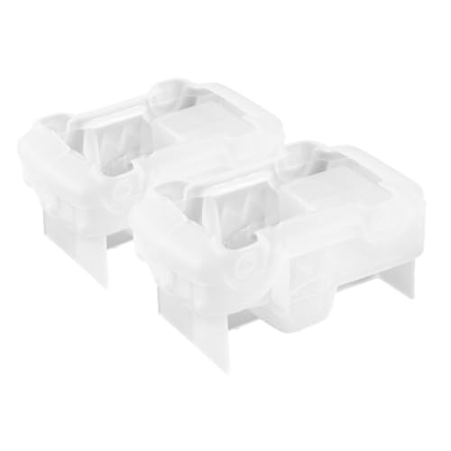 Operitacx 2 Stück Silikonform für Sukkulenten Pflanztöpfe Auto Pflanzgefäß Gießform Vielseitige Resin und Gipsform Kompakt für Dekoration Zuhause Büro und Fahrzeug von Operitacx