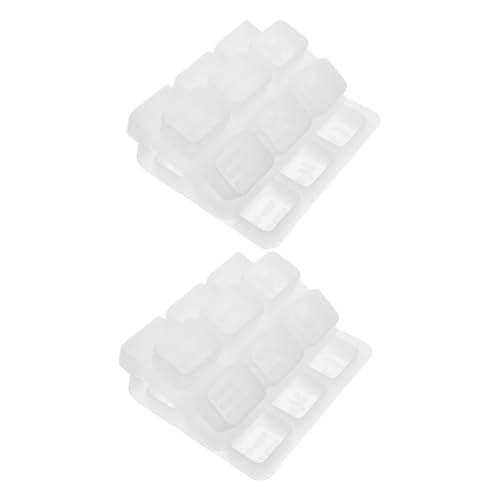 Operitacx 2 Stück Silikonformen für Epoxidharz Mahjong DIY Gießformen Standardgröße Mahjong Fliesen Silikonform für Bastelprojekte und Heimdekoration von Operitacx