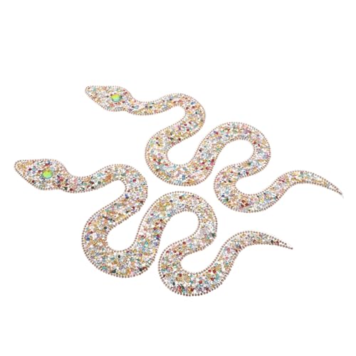 Operitacx 2 Stück Strass Aufbügel patches Schlange Crystal Applique zum Aufnähen für DIY Kleidung Jacken Schuhe Hüte Taschen Vielseitig Einfach Anzubringen zum Upcycling Operitacx 2 Stück Strass Aufbügel patches Schlange Crystal Applique zum Aufnähen für DIY Kleidung Jacken Schuhe Hüte Taschen Vielseitig Einfach Anzubringen zum Upcycling von Operitacx