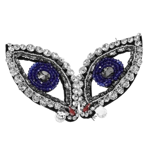 Operitacx 2 Stück Strass Augen Applikationen für Kleidung Diy Patches zur Dekoration von Jacken Mützen Taschen und Schuhen Cartoon für Bastelprojekte Operitacx 2 Stück Strass Augen Applikationen für Kleidung Diy Patches zur Dekoration von Jacken Mützen Taschen und Schuhen Cartoon für Bastelprojekte von Operitacx