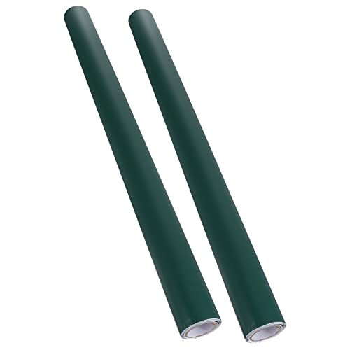 Operitacx 2 Stück Tafel-Wandaufkleber abnehmbares schwarzes Brett Planke Tafelpapier Kleben Sie auf Whiteboard selbstklebend Tafelfarbe Graffiti-Tapeten- PVC von Operitacx