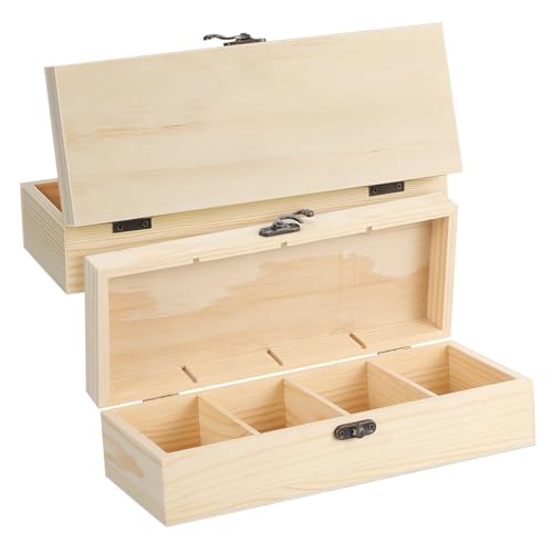 Operitacx 2 Stück Teiliges Holzschmuck Organizer mit Fächern und Klappdeckel Vielseitige Aufbewahrungsbox aus Holz für Schmuck Mini Notizblöcke und Kleine Erinnerungsstücke für Zuhause und Operitacx 2 Stück Teiliges Holzschmuck Organizer mit Fächern und Klappdeckel Vielseitige Aufbewahrungsbox aus Holz für Schmuck Mini Notizblöcke und Kleine Erinnerungsstücke für Zuhause und von Operitacx