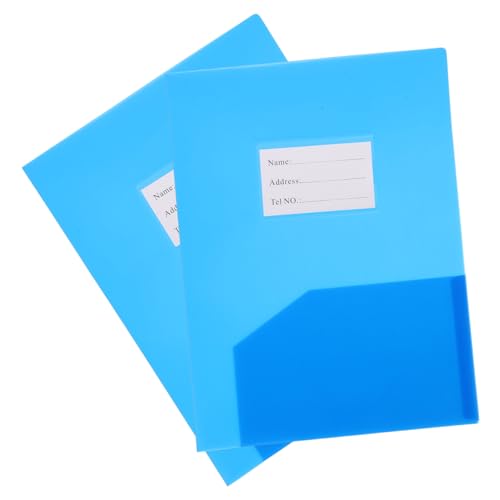 Operitacx 2 Stück Teiliges Kunststoff Ordner mit Doppelseitigen Taschen Transparente Matte Dokumentenmappe aus Langlebigem PP Wiederverwendbar und Leicht zur Aufbewahrung von Operitacx 2 Stück Teiliges Kunststoff Ordner mit Doppelseitigen Taschen Transparente Matte Dokumentenmappe aus Langlebigem PP Wiederverwendbar und Leicht zur Aufbewahrung von von Operitacx