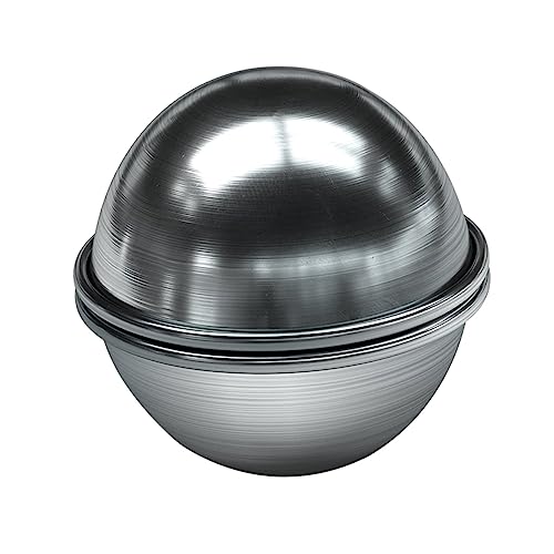 Operitacx 2 Stück Teiliges Metall Badekugelform Halbrunde Badekugel Moulds für DIY Badebomben Langlebig und Sicher Ergonomisches Design Geeignet für Badespaß und Selbermachen Operitacx 2 Stück Teiliges Metall Badekugelform Halbrunde Badekugel Moulds für DIY Badebomben Langlebig und Sicher Ergonomisches Design Geeignet für Badespaß und Selbermachen von Operitacx