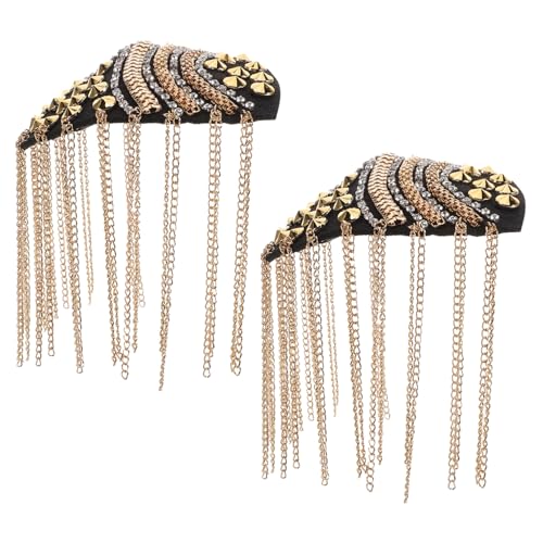 Operitacx 2 Stück Teiliges Metall quasten schulterklappen für Damen Vintage Strasssteine Handgefertigte Klassische Epauletten Modische Schulterdekoration für Besondere Anlässe Wie Hochzeit Operitacx 2 Stück Teiliges Metall quasten schulterklappen für Damen Vintage Strasssteine Handgefertigte Klassische Epauletten Modische Schulterdekoration für Besondere Anlässe Wie Hochzeit von Operitacx