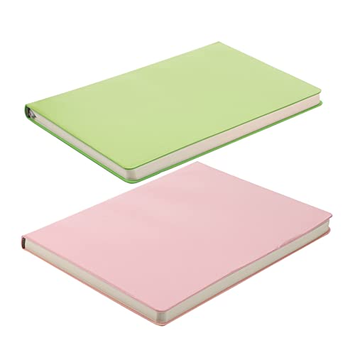 Operitacx 2 Stück Teiliges Notizbuch Weich PU Leder Design Vielseitiges Business Schreibjournal Linierte Robustes Büro Konferenz Notizheft für Studenten und Berufstätige und Grün Operitacx 2 Stück Teiliges Notizbuch Weich PU Leder Design Vielseitiges Business Schreibjournal Linierte Robustes Büro Konferenz Notizheft für Studenten und Berufstätige und Grün von Operitacx