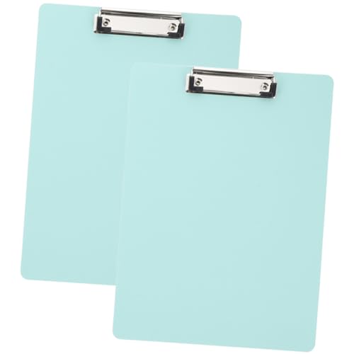 Operitacx 2 Stück Teiliges Schreibbrett Pastellgrün Multifunktionales Clip Board für Büro Konferenzen und Dokumentenorganisation Stabile Metallklammern für Optimale von Operitacx