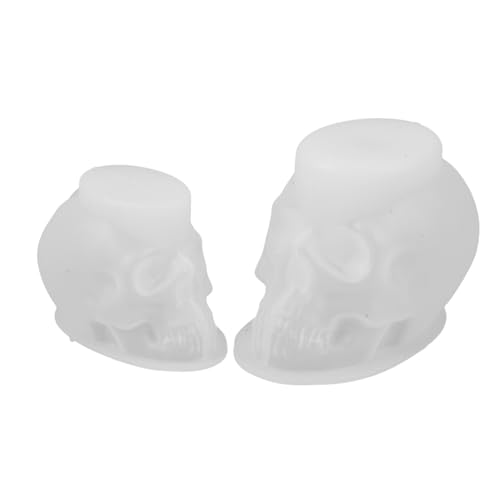 Operitacx 2 Stück Teiliges Silikon Totenkopf-form für Harzgießen Kerzen Seifenherstellung Wiederverwendbare Halloween Bastelform Flexibel Einfach zu Entformen Geeignet für Wachs Epoxidharz Operitacx 2 Stück Teiliges Silikon Totenkopf-form für Harzgießen Kerzen Seifenherstellung Wiederverwendbare Halloween Bastelform Flexibel Einfach zu Entformen Geeignet für Wachs Epoxidharz von Operitacx