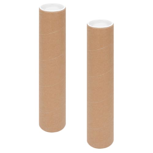 Operitacx 2 Stück Versandrollen aus Dickem Papier mit Deckel Stabile Poster Versandhülsen für Kunstwerke und Dokumente X Zuverlässiger Schutz für Kartenlagerung und Mailing Operitacx 2 Stück Versandrollen aus Dickem Papier mit Deckel Stabile Poster Versandhülsen für Kunstwerke und Dokumente X Zuverlässiger Schutz für Kartenlagerung und Mailing von Operitacx
