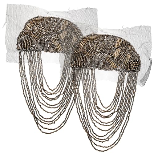 Operitacx 2 Stück Vintage Quasten Schulterklappen Stylische Epaulets mit Kettenanhänger Langlebige Kostüm Dekoration für Karneval Cosplay Schuluniformen und Festliche Anlässe Operitacx 2 Stück Vintage Quasten Schulterklappen Stylische Epaulets mit Kettenanhänger Langlebige Kostüm Dekoration für Karneval Cosplay Schuluniformen und Festliche Anlässe von Operitacx