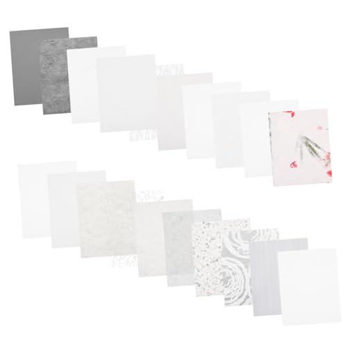 Operitacx 20 Blatt Dekoratives Scrapbooking Papier von Handgefertigtem Strukturiertem Bastelmaterial für Tagebücher Notizbücher und Diy Projekte für Kreative Bastelarbeiten und Kunstprojekte von Operitacx