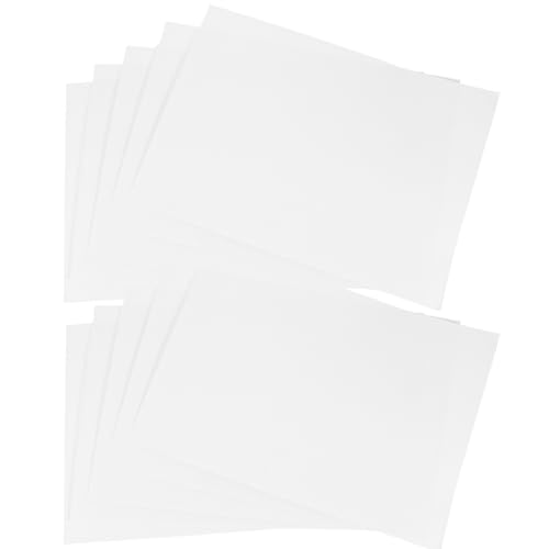 Operitacx 20 Blatt Druckbare Blanko Etiketten Aufkleberpapier für Drucker Selbstklebende Etiketten für Tee Wein Diy und Büroorganisation von Operitacx