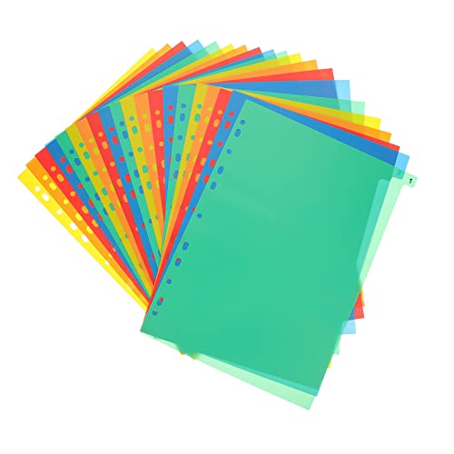 Operitacx 20 Blatt Nachfüllseiten Trennblätter für Organizer Dokumentenmanagement für Schule Büro und Zuhause Praktische Registerblätter für Notizen und Projekte Operitacx 20 Blatt Nachfüllseiten Trennblätter für Organizer Dokumentenmanagement für Schule Büro und Zuhause Praktische Registerblätter für Notizen und Projekte von Operitacx