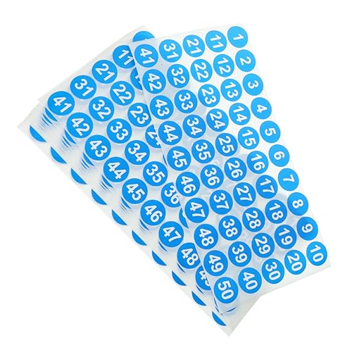 Operitacx 20 Blatt Runde Selbstklebende Zahlenaufkleber für Einfache Organisation Beschreibbare Etiketten zur Markierung von Behältern Schlüsseln und Operitacx 20 Blatt Runde Selbstklebende Zahlenaufkleber für Einfache Organisation Beschreibbare Etiketten zur Markierung von Behältern Schlüsseln und von Operitacx