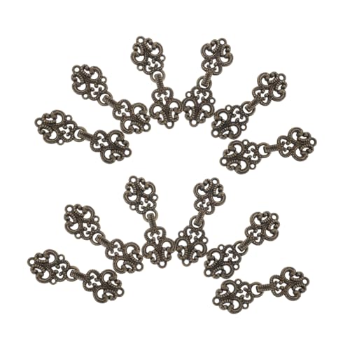 Operitacx 20 Paare Chinesische Knoten Metallknöpfe für Kleidung Traditionelle Froschverschlüsse Vintage Knöpfe Dekorative Miederhaken Sicherer Verschluss für Cheongsam Hanfu Retro Kragen Operitacx 20 Paare Chinesische Knoten Metallknöpfe für Kleidung Traditionelle Froschverschlüsse Vintage Knöpfe Dekorative Miederhaken Sicherer Verschluss für Cheongsam Hanfu Retro Kragen von Operitacx