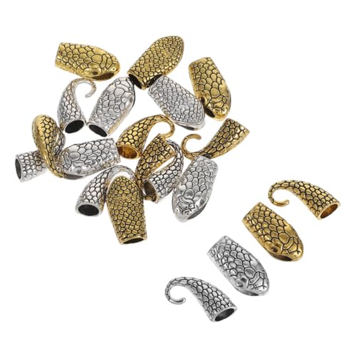 Operitacx 20 Paare Snake Bracelet Clasps aus Robustem Legierungsmetall DIY Schmuckverbinder mit Eleganten Schlangen Kopf und Schwanzdesigns für Armbänder und Halsketten Vielseitig für Operitacx 20 Paare Snake Bracelet Clasps aus Robustem Legierungsmetall DIY Schmuckverbinder mit Eleganten Schlangen Kopf und Schwanzdesigns für Armbänder und Halsketten Vielseitig für von Operitacx