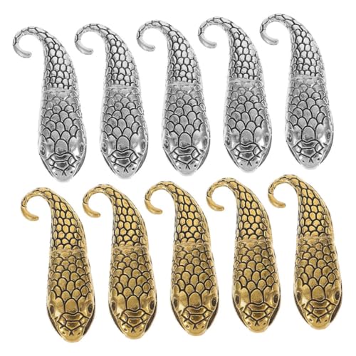 Operitacx 20 Paare Snake Head Tail Toggle Verschlüsse aus Legierung für DIY Armbänder Halsketten Einfach zu Montieren Vielseitig Kompatibel Schmuckbastelzubehör Operitacx 20 Paare Snake Head Tail Toggle Verschlüsse aus Legierung für DIY Armbänder Halsketten Einfach zu Montieren Vielseitig Kompatibel Schmuckbastelzubehör von Operitacx